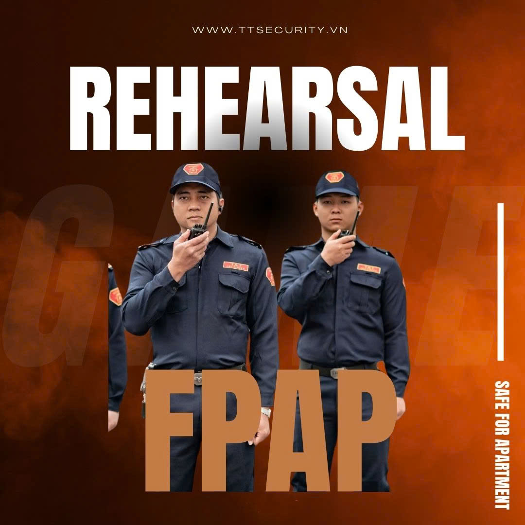 FIRE PREVENTION AND RESCUE REHEARSAL AT APARTMENT BUILDING