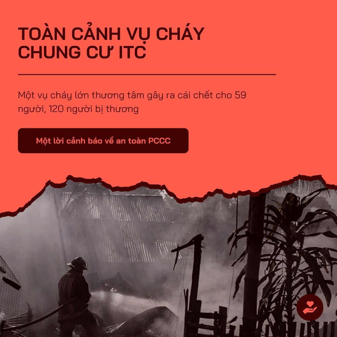 TOÀN CẢNH VỤ CHÁY ITC GÂY RÚNG ĐỘNG DƯ LUẬN